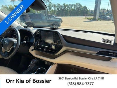 2022 Toyota Highlander XLE FWD (Natl)